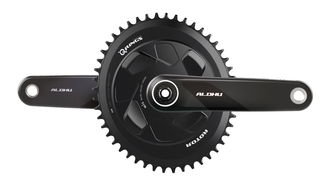 Rotor Aldhu Carbon mit 1-fach Aero MAS Spider