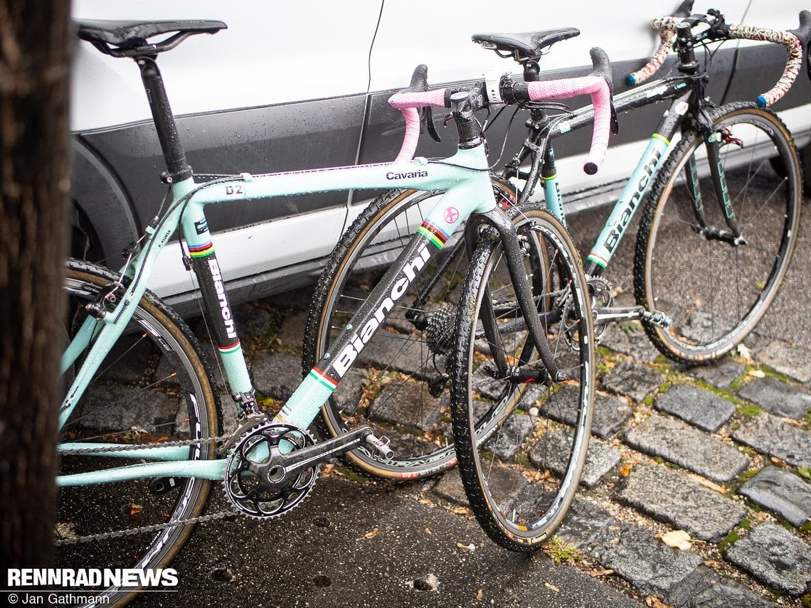 Bianchi mit Cantilever-Bremsen