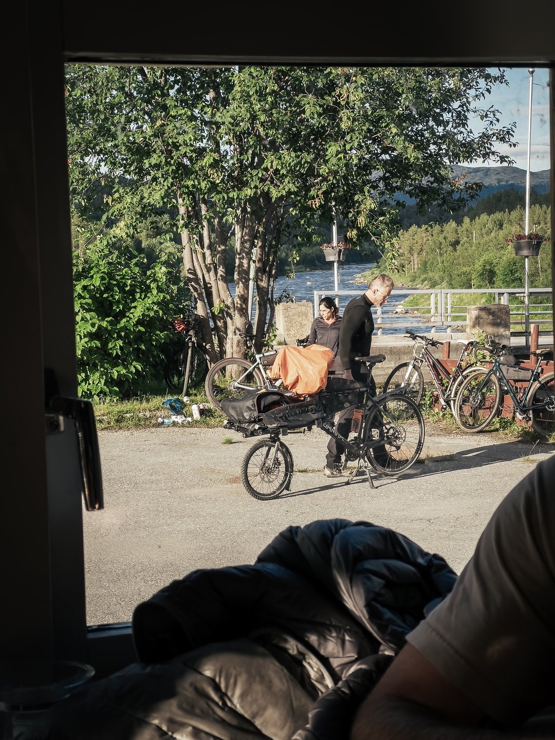 Auch mit dem Lastenrad waren andere Teilnehmer unterwegs.