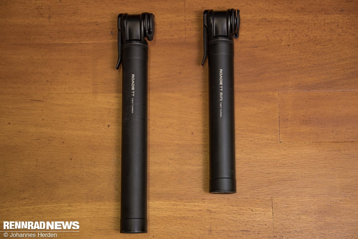 200 mm Roadie TT vs. 165 mm Roadie Mini