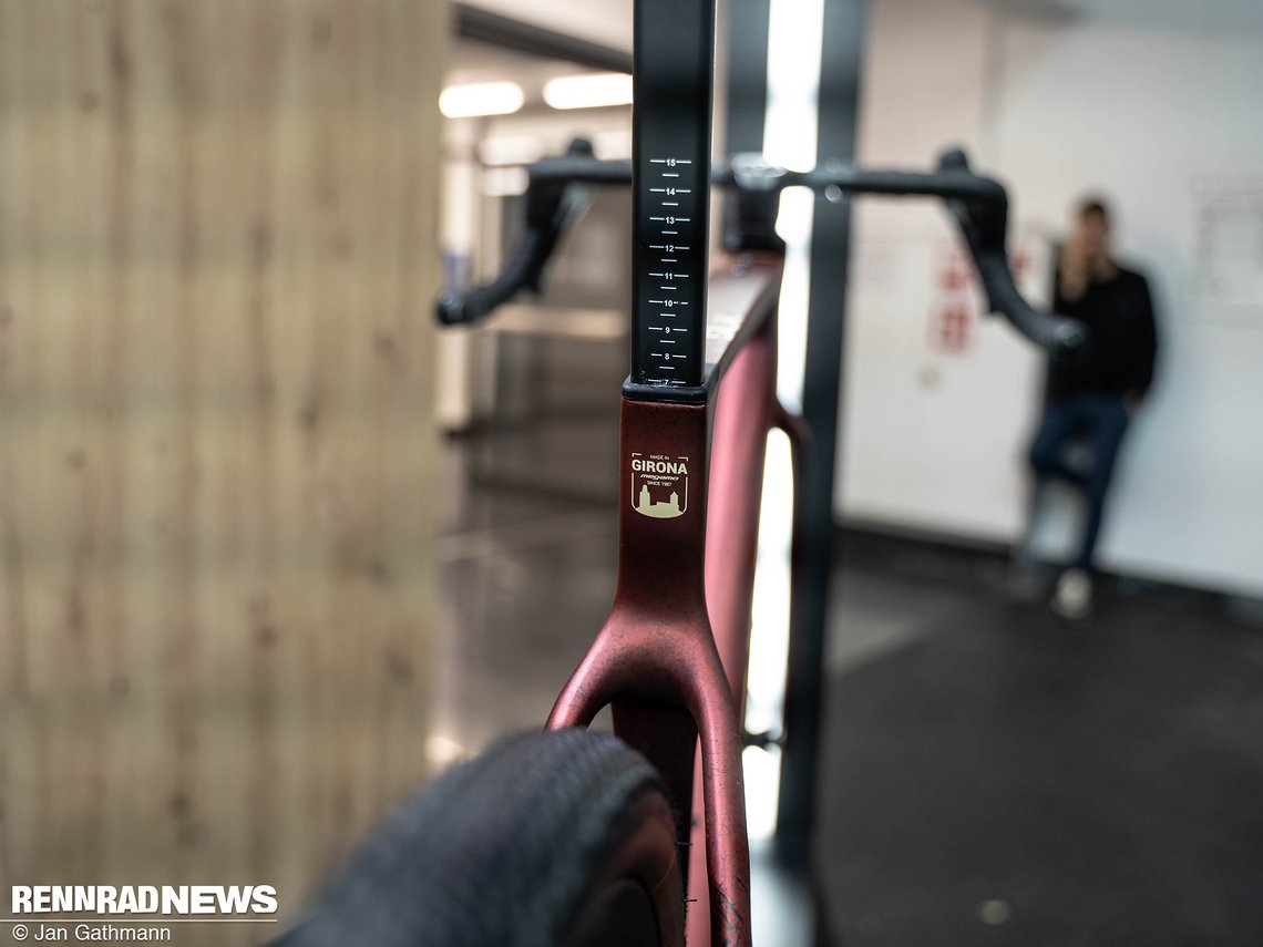 Die Geometrie des Bikes soll für den Wettbewerbseinsatz optimiert sein.