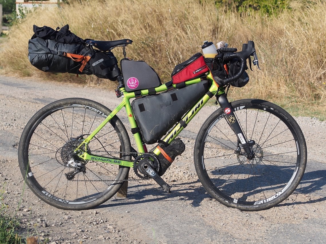 Nicolai Argon im Bikepacking Setup