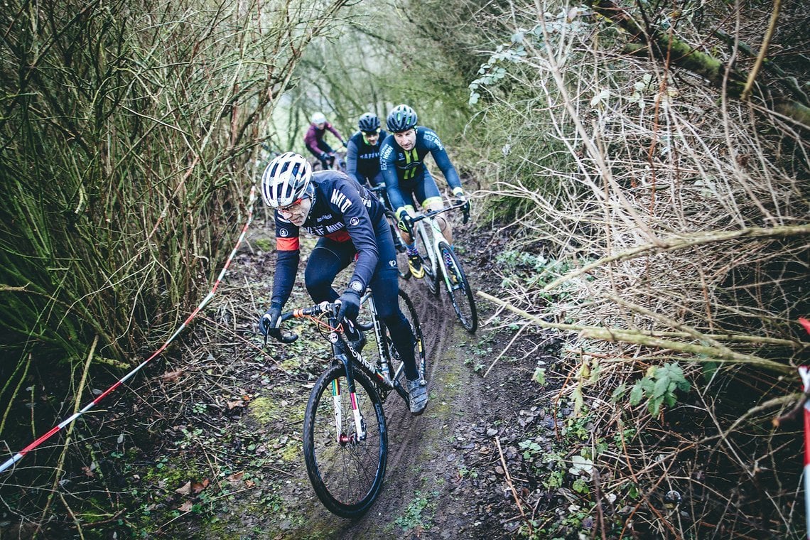 Der Autor beim Cyclocross-Rennen des NRW Cups in  Pulheim 2017