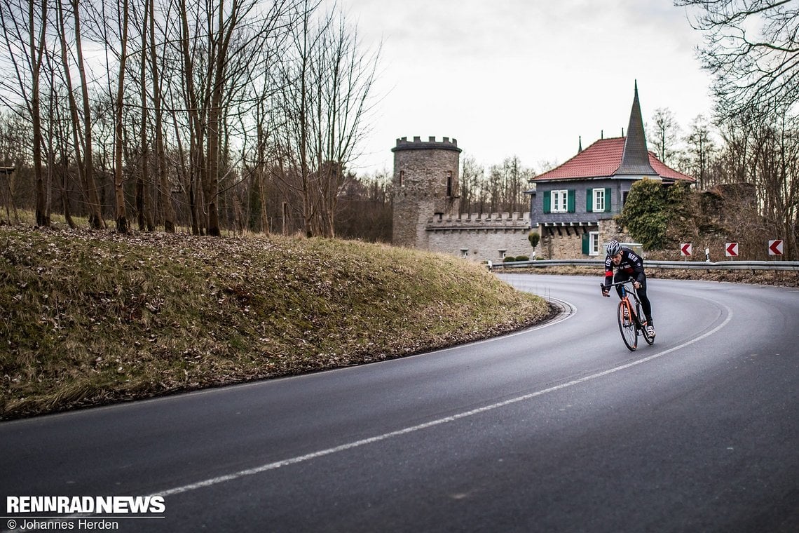 Kurven sind eine Domäne des Giant TCR Advanced