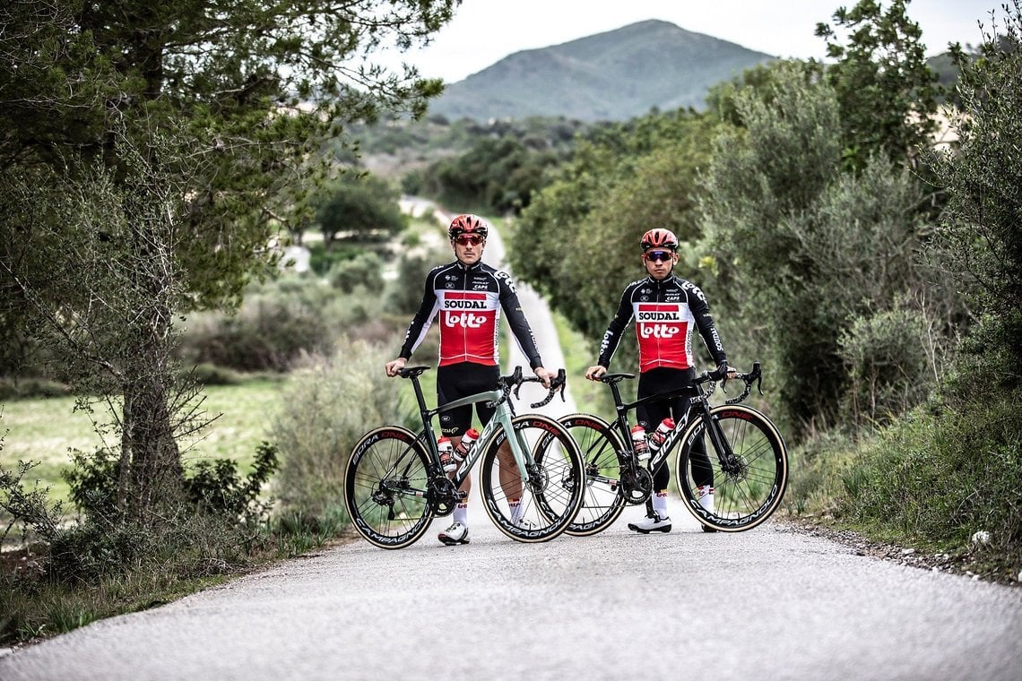 Ewan und Degenkolb mit ihren Ridley Noah Fast Disc