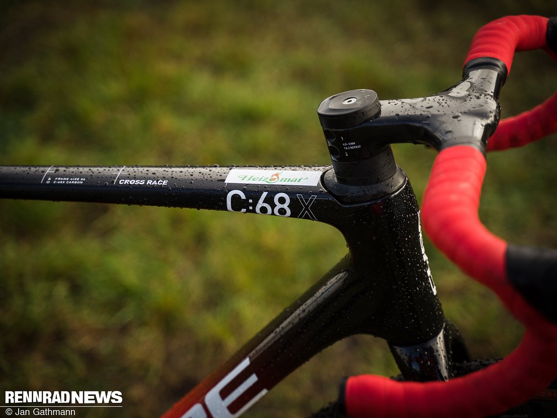 Das C:68X ist der leichteste Cube Cross-Rahmen mit 900 g laut Hersteller.