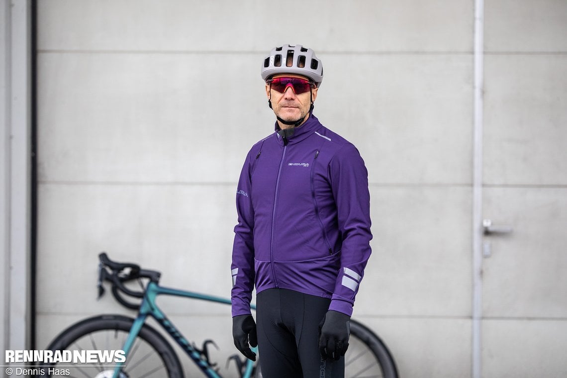 Der Schnitt der Endura Pro SL 3 Season Jacket ist sportlich