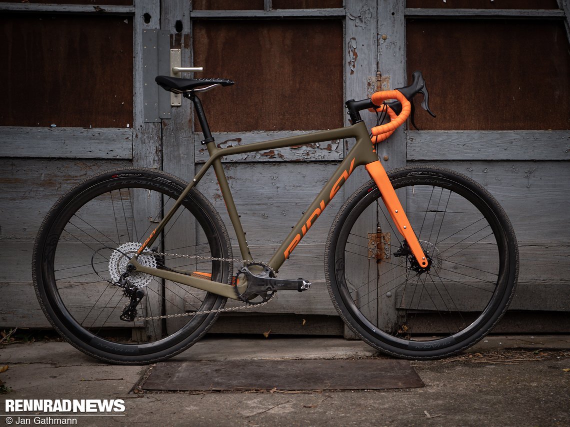 Ein Ridley Kanzo Gravelbike mit Campagnolo Ekar 1x13 stand uns für eine Testfahrt zur Verfügung