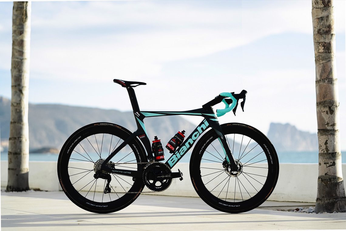 Das neue Bianchi Oltre RC ist das Aero-Rennrad des Rennstalls