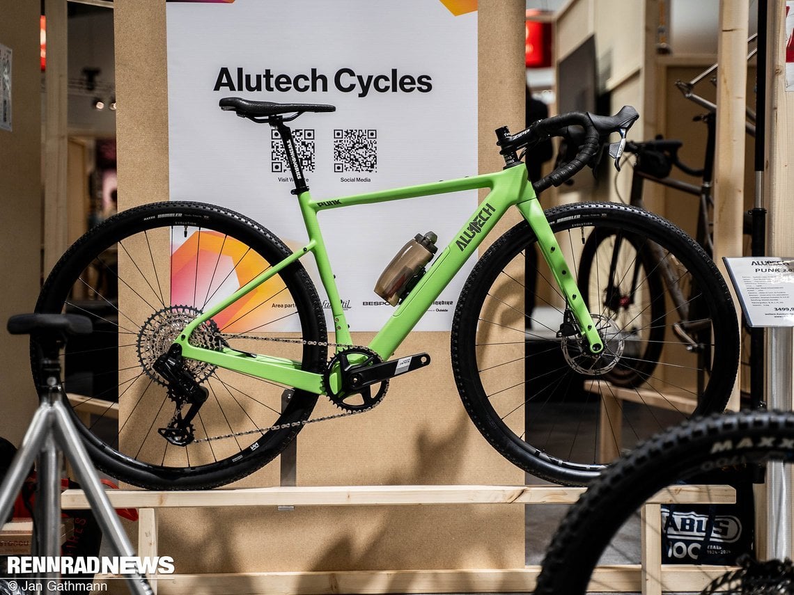 Das neue Modell des Alutech Punk Gravel Bike erlebte ebenfalls seine Premiere auf der Eurobike.