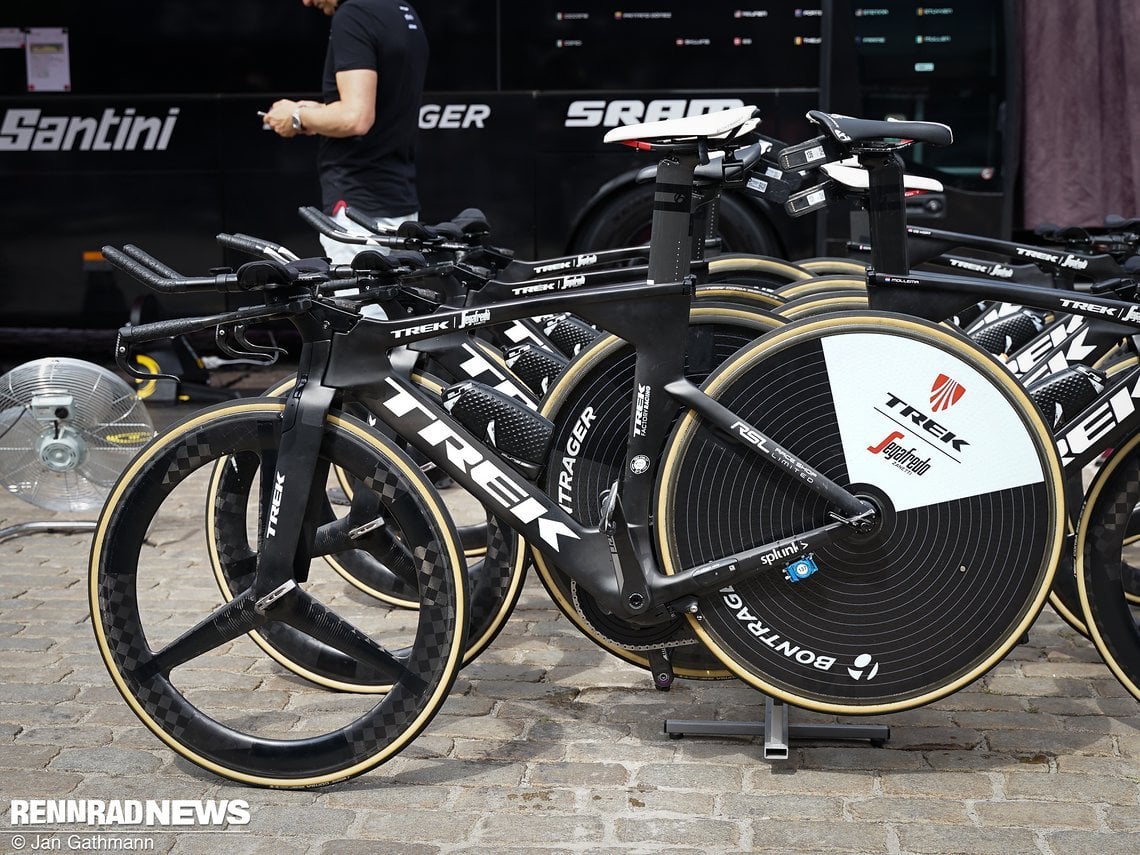 Das TT Bike der Mannschaft um Richie Porte