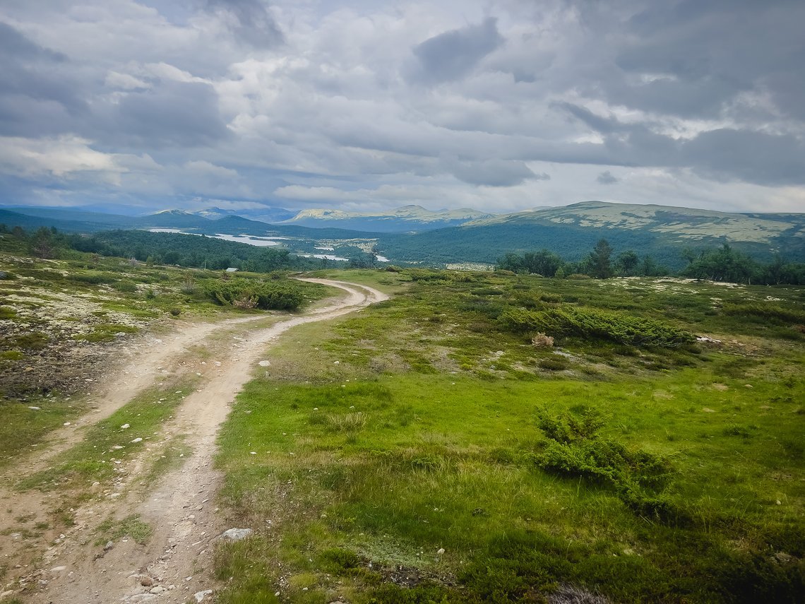 Größtenteils Gravel Feinkost fand Nathalie in Norwegen vor.