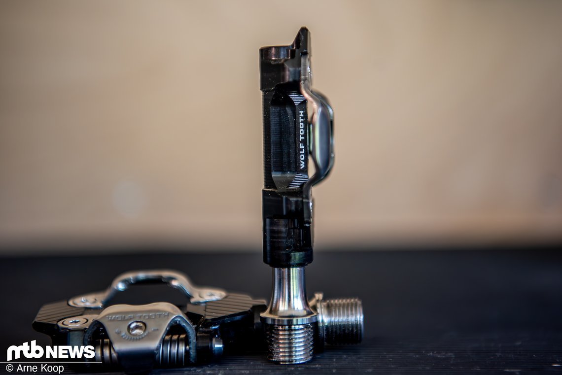 Wolftooth DEL mit einseitigen Klickmechanismus