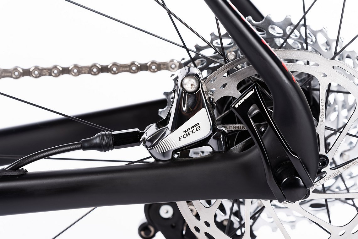 Sram Force Scheibenbremsen mit 160 mm Rotor