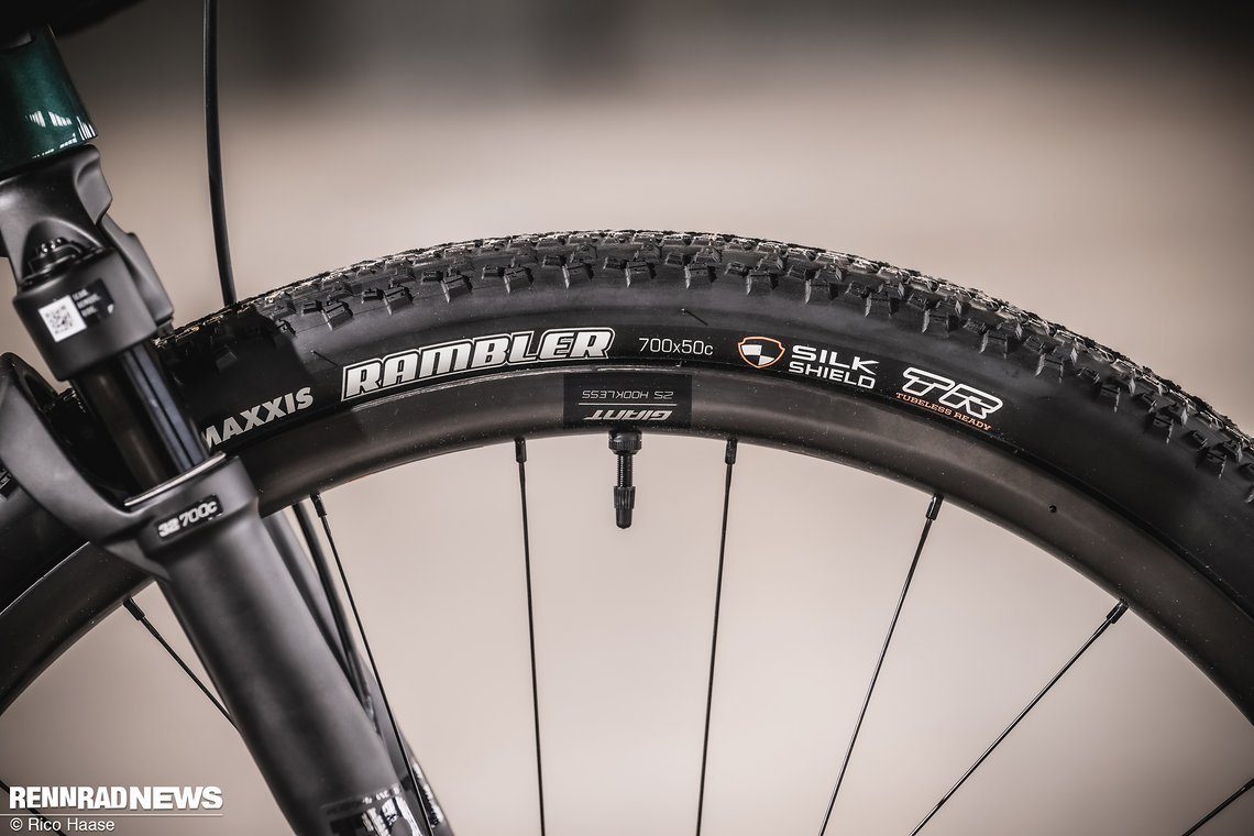 Maxxis Rambler Reifen sorgen für guten Grip auf jedem Untergrund.