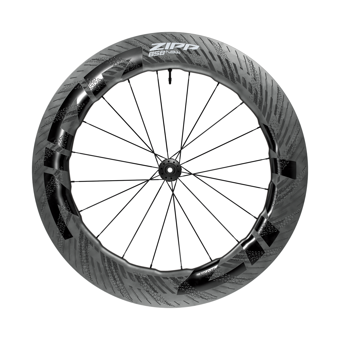 Zipp 858 NSW Vorderrad.