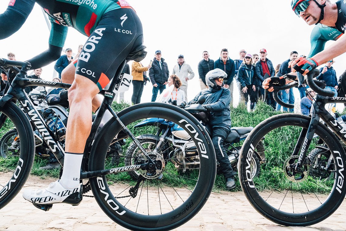 So wie hier bei Paris-Roubaix.