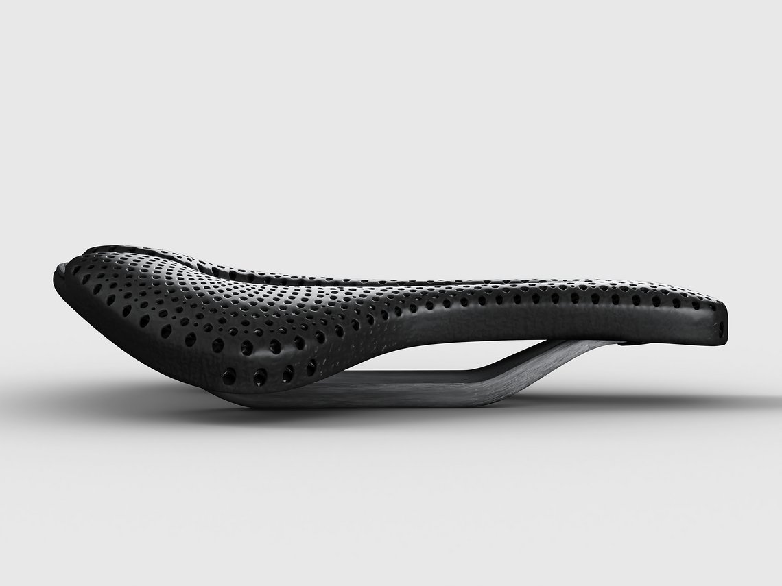Der Joyseat 3.0 von Posedla ist ein 3D-gedruckter Sattel, der auf Basis des 3S-Systems speziell auf den Kunden angepasst wird.