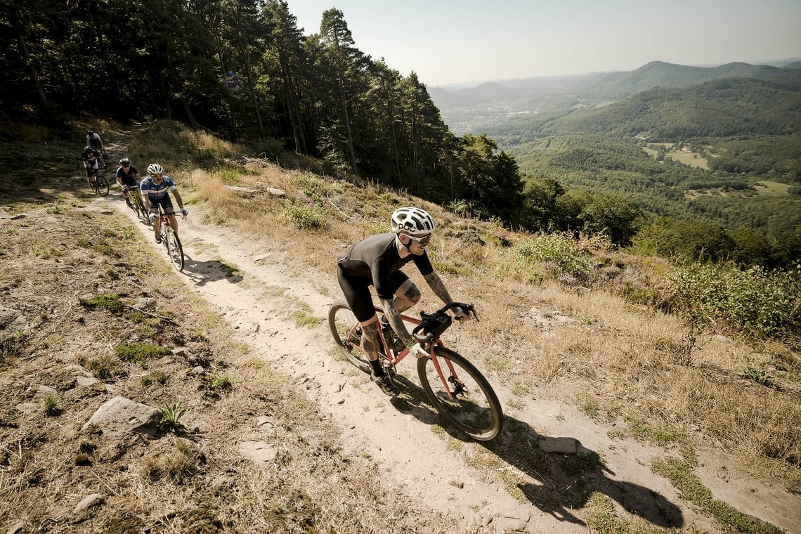 Der Votec Gravelfondo besuchte 2019 erstmals den Pfälzer Wald – mit schönen Aussichten entlang der Route