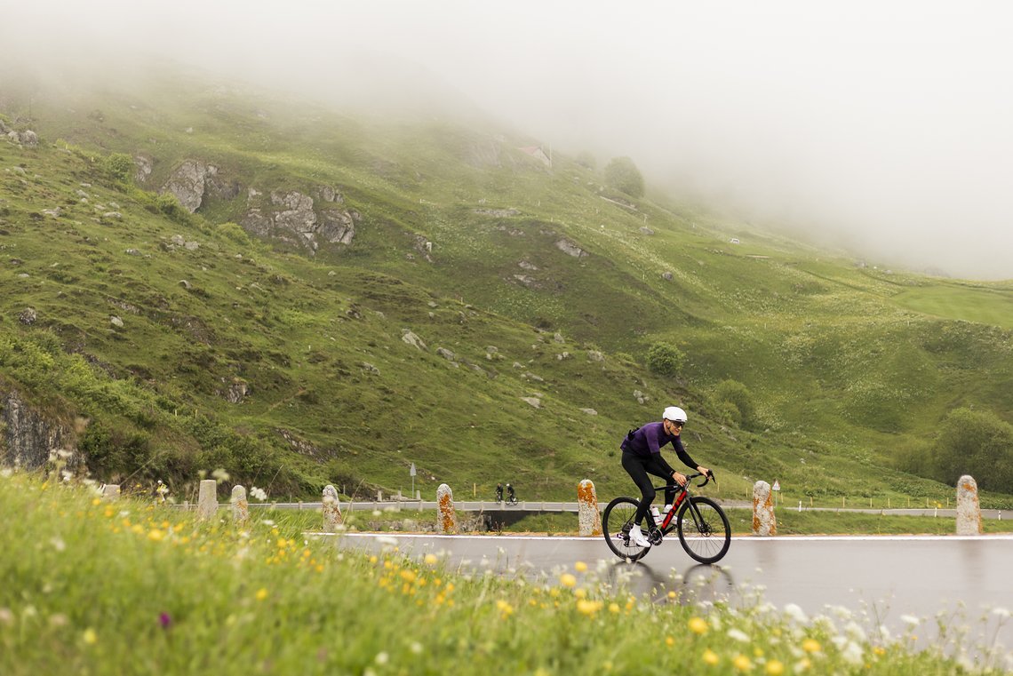 Das Wetter ist der BMC Teammachine SLR 01 ziemlich egal