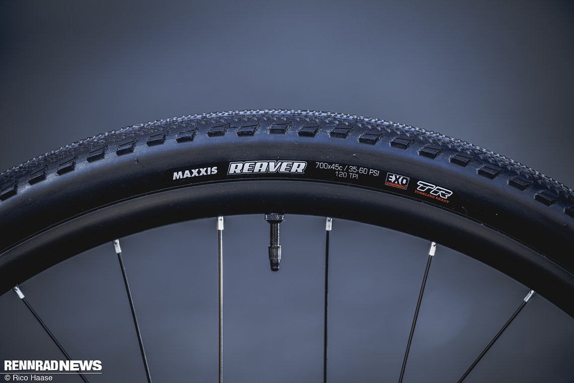 Die Maxxis Reaver Reifen gefielen im Test mit leichtem Lauf.