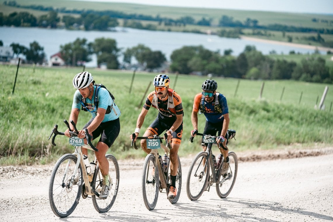 Eine Gruppe um den XC Rennfahrer Payson Mc Elveen, der für Trek Racing am Start war.