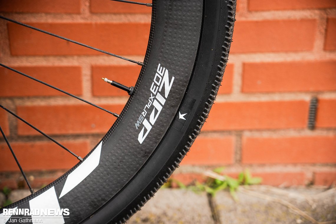 ….,der auf den 303 XPLR SW Laufrädern sogar noch etwas breiter ausfallen dürfte als 45 mm.