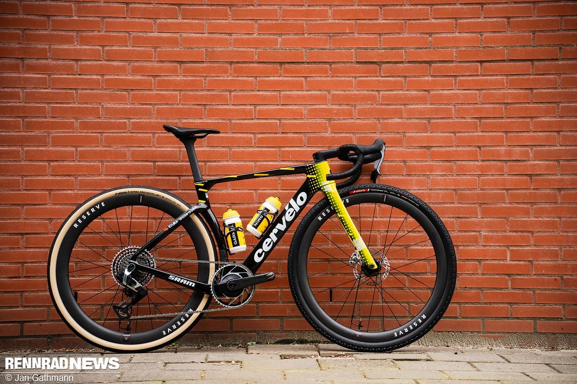 Das Cervélo Áspero von Marianne Vos wartet mit einigen Besonderheiten auf.