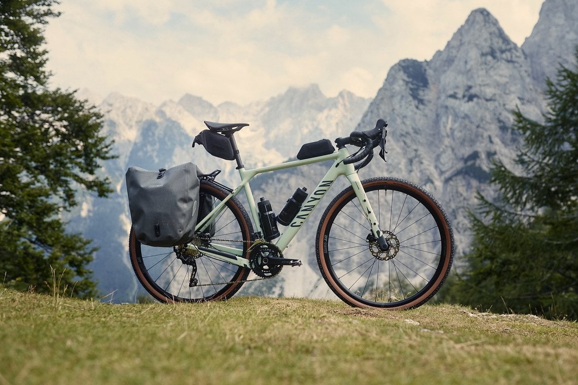 Das Canyon Grizl AL ist das erste Canyon mit Rennlenker, das für einen Gepäckträger-Anbau ausgerüstet ist.