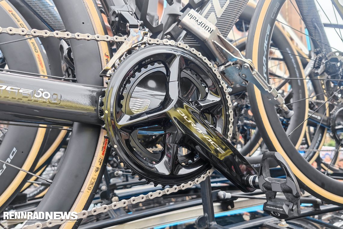 Shimano Dura-Ace Di2, hier mal ohne den hauseigenen Powermeter.