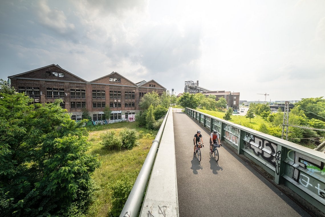 Ein von Radwegen auf stillgelegten Bahntrassen erschließt große Teile des Ruhrgebietes.