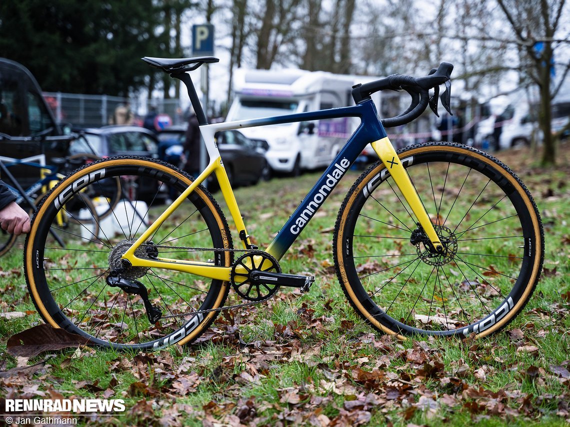 Das Cannondale SuperSix Evo CX ist das Arbeitsgerät des Teams Deshacht.