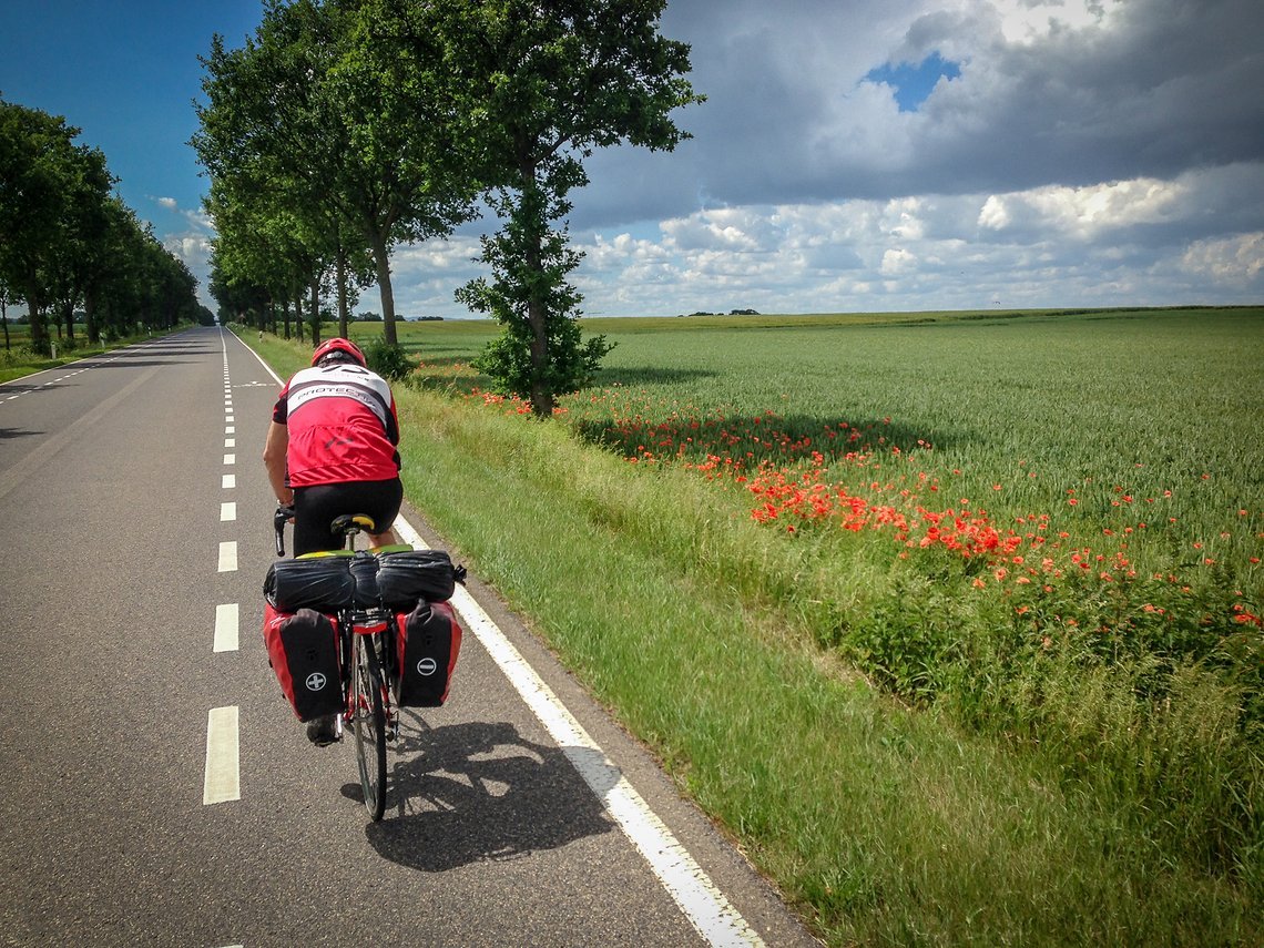 Rennradtour im Randonneur Modus