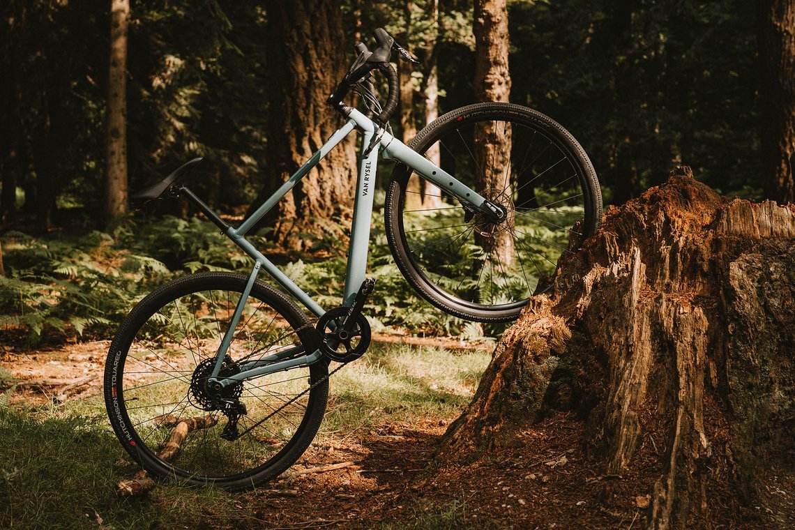 Van Rysel E-GRVL AF HD: E-Gravel Bike mit Mahle Nabenmotor.