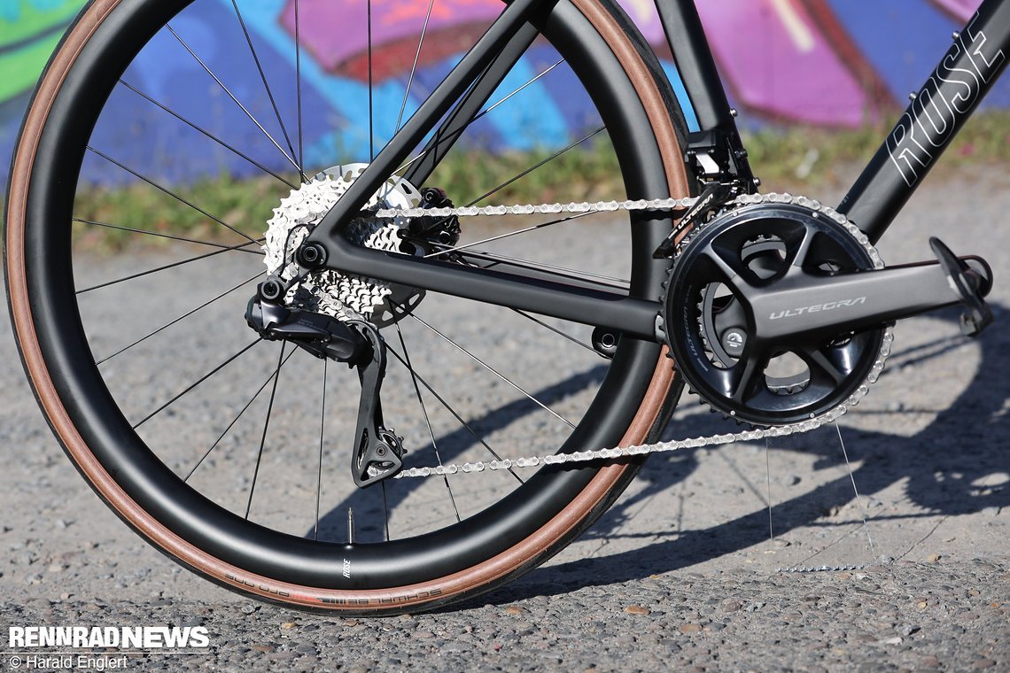 Die Shimano Ultegra Di2 funktionierte wie gewohnt sehr zuverlässig