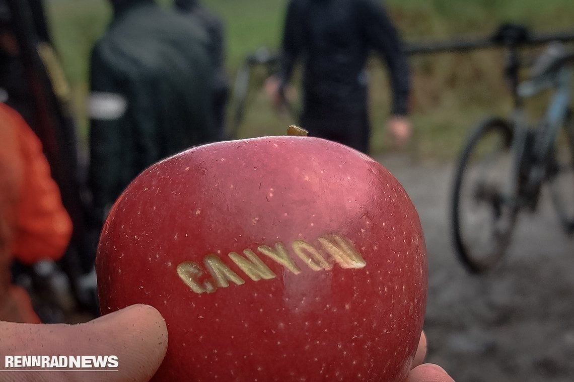 Apfel bei Canyon...