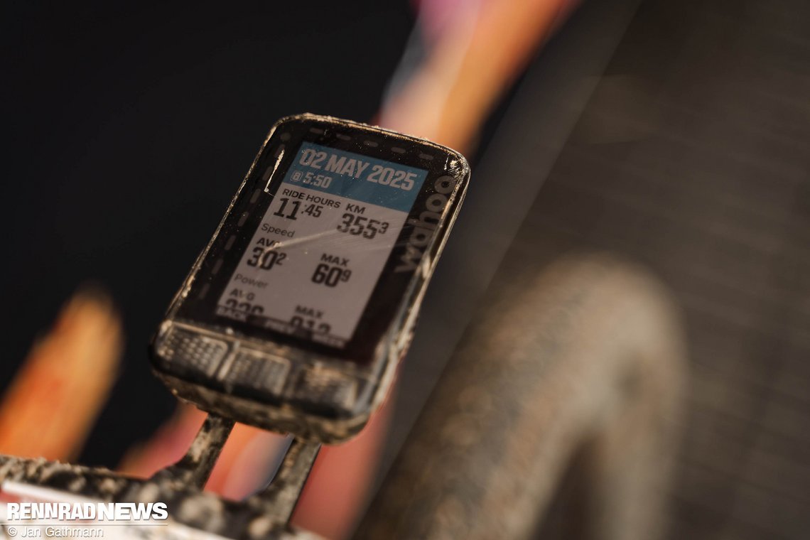 355 km mit einem 30er Schnitt…