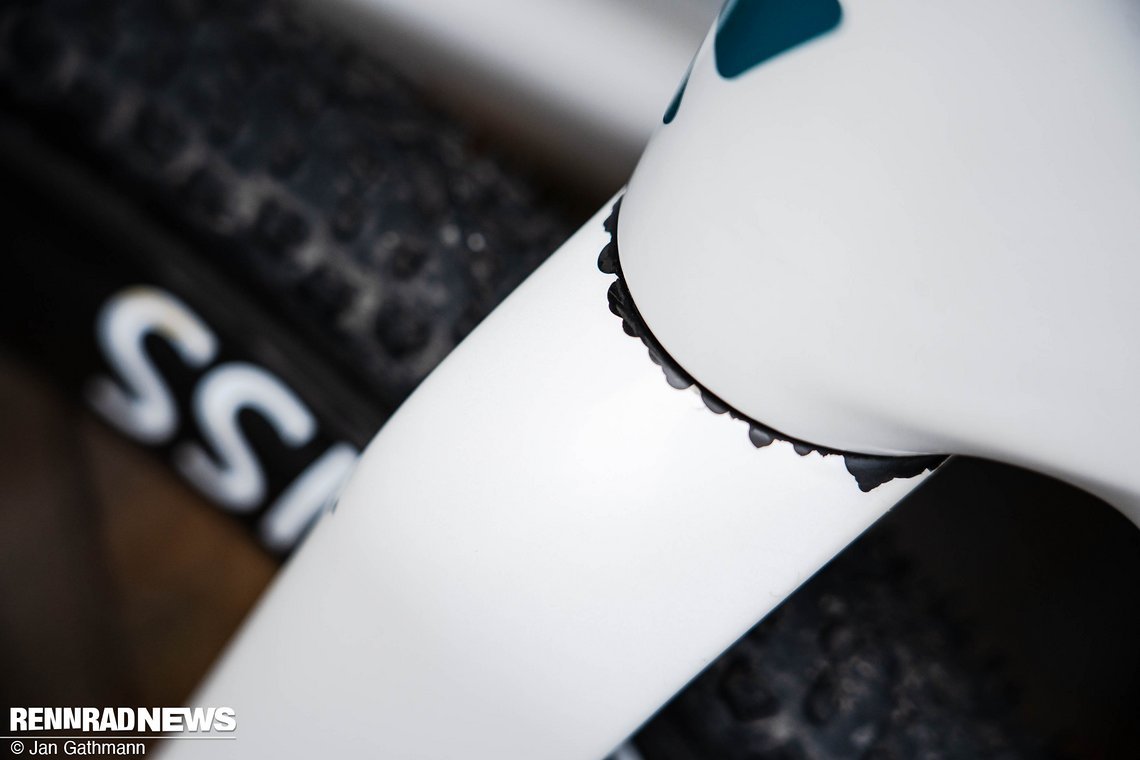 Sein Arbeitsgerät hat schon viel mitgemacht.