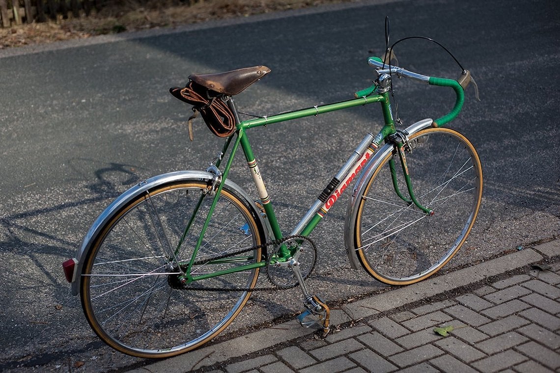 Wintertraining auf Singlespeed-Rennrädern mit Schutzblechen war unter Amateuren früher weiter verbreitet.