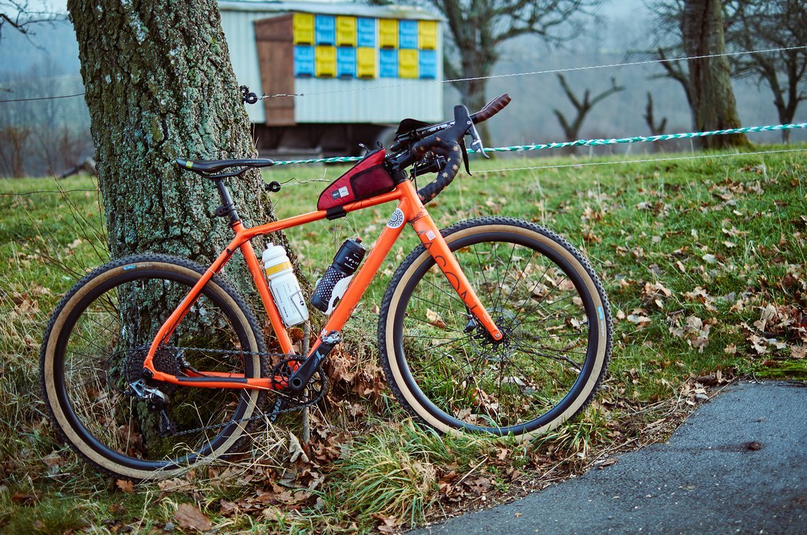 Und im minimalistischeren Bikepacking Set-up