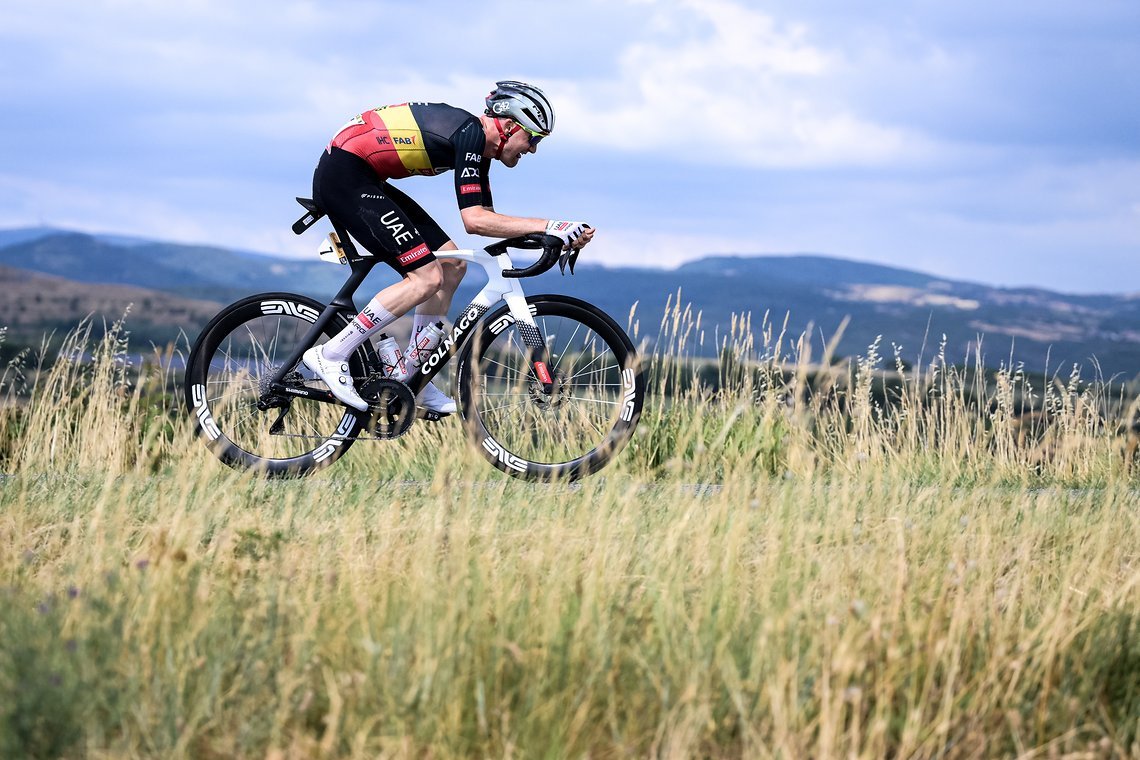 der belgische Meister Tim Wellens auf dem Weg zu seinem Etappensieg.