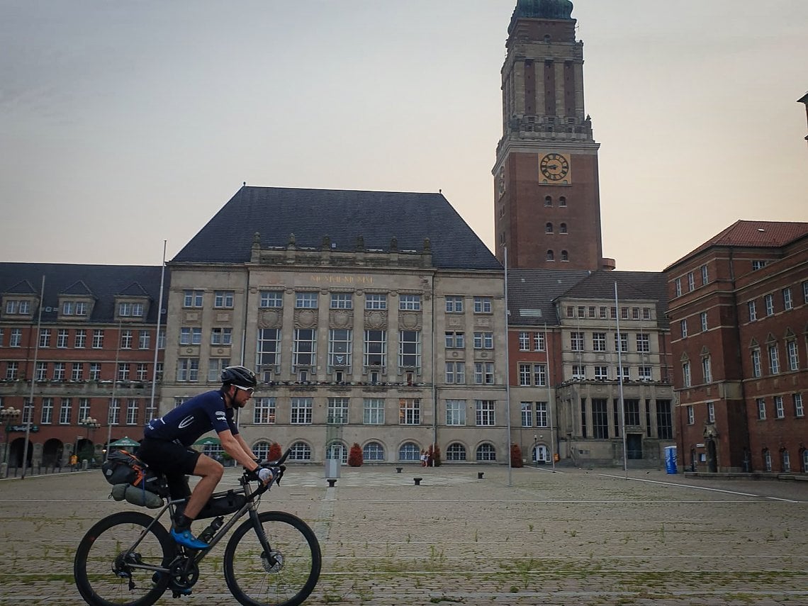 Das Radfahren lief bisher super, sagt er