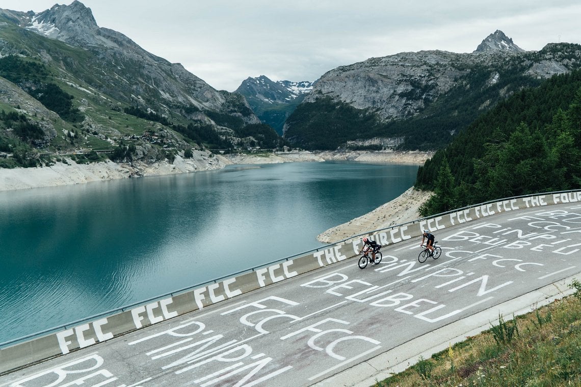 Ab und zu gab es Gesellschaft durch Mitfahrer