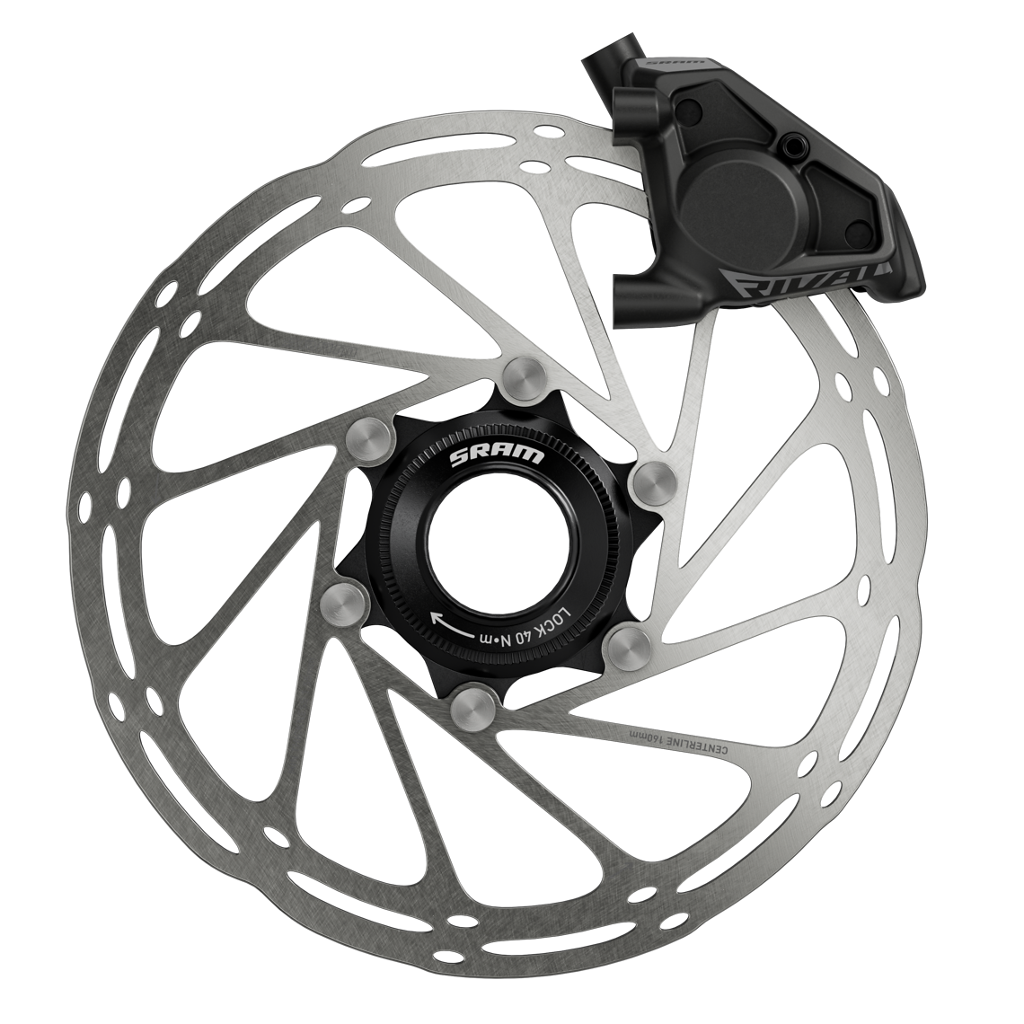 Bremsscheiben im bekannten Design.