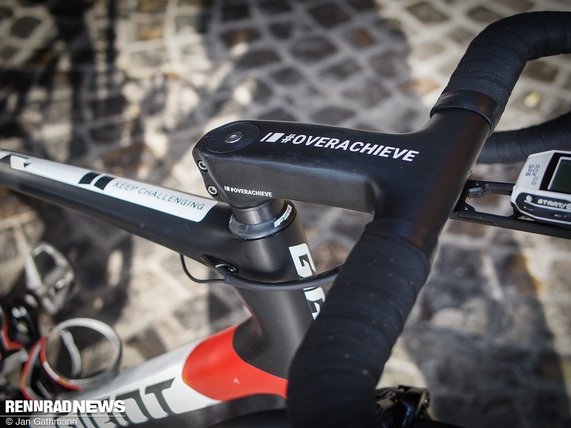 Overachieve Aero-Cockpit am TCR von Tom Dumoulin