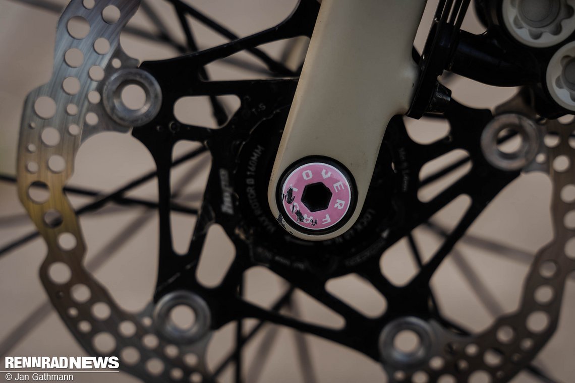 Steckachse aus Carbon von Overfast.