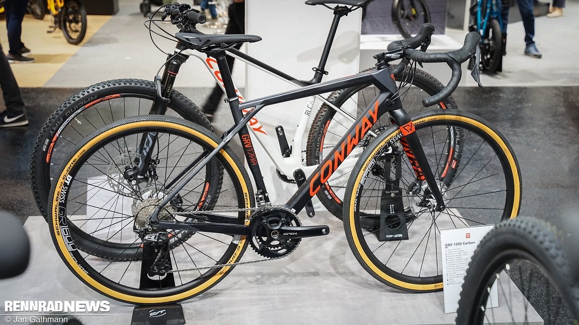 Conway GRV 1200 Carbon – eines von vielen neuen Modellen mit Shimano GRX-Gruppe