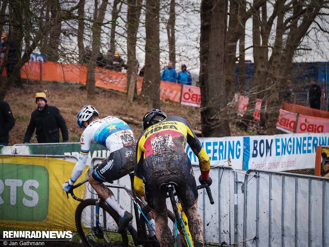 Van der Poel und Aerts lieferten sich eine langes Duell