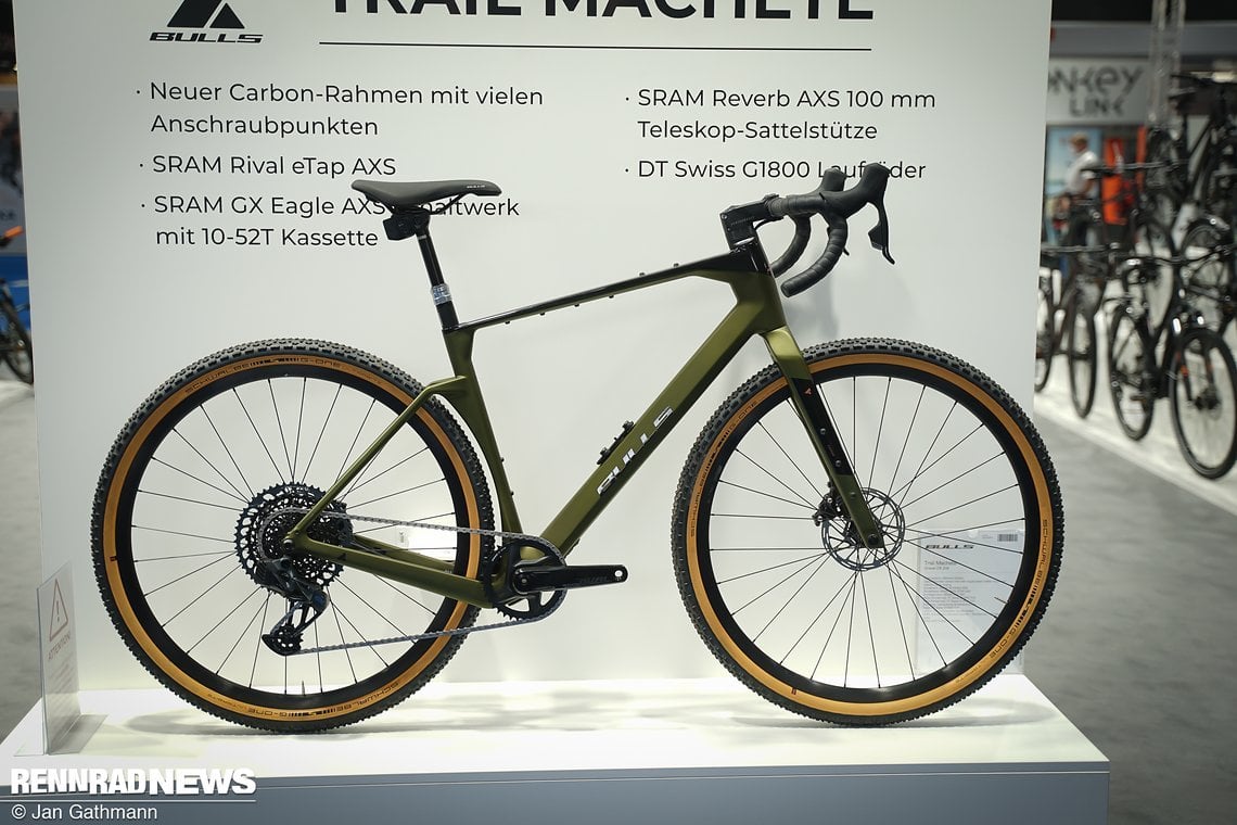 Das Bulls Machete Trail kommt SRAM Rival AXS XPLR 1x12-Gruppe.