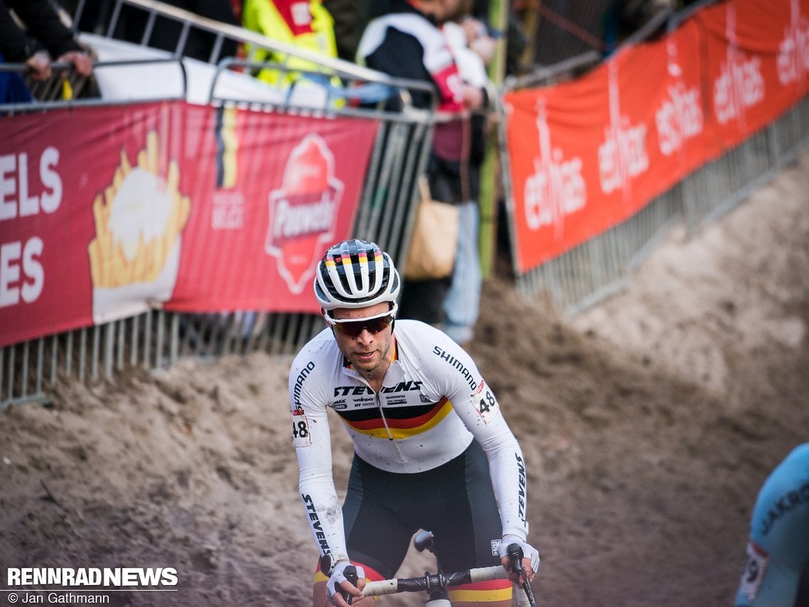 Aus Deutschland war der Deutsche Meister Marcel Meisen am Start im Männer-Rennen.